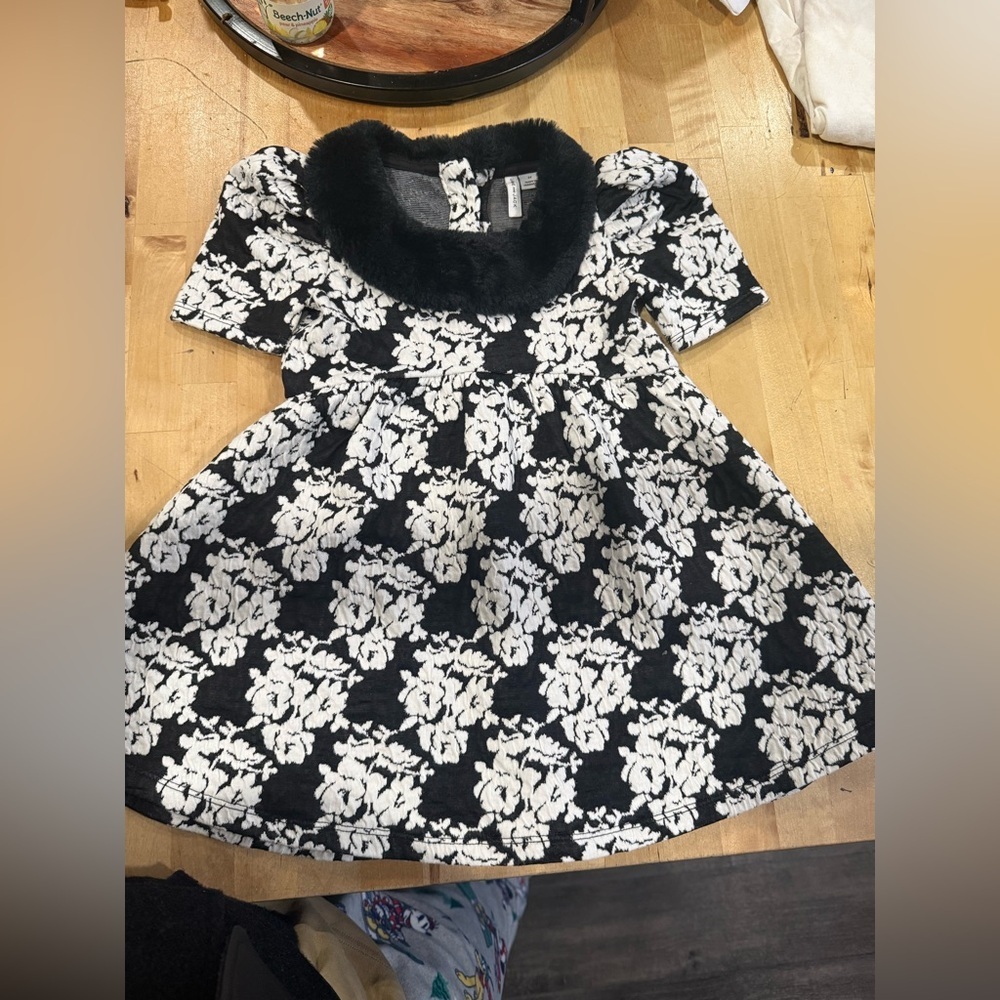 Jack by BB Dakota Black and White Floral Dress